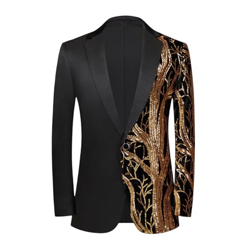 Veste à paillettes homme costume de carnaval blazer de costume disco 70s