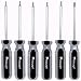 6 Piece Star Bit Screwdriver Set with Magnetic Tips: T10, T15, T20, T25, T27 and T30