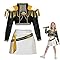 Jendfert Halloween Demon Hunters Costume,Kids Cosplay Outfits Dance Stage Role Play performance costumes (C-Black, Height-47in)