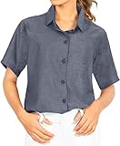 camisa hawaiana mujer primark camisas para las mujeres más el tamaño, el trabajo camisas casuales de verano para las mujeres v camisas de cuello de botón de las mujeres camisa de cierre de la playa de natación fiesta de verano vacaciones de vacaciones camisa de botones hawaiano blusa hasta cobarde Aloha Luau acampar partido, regalo para la madre, regalo para la novia, regalo para el primo, regalo para la hermana, para el amigo, regalo para la abuela, regalo para la tía