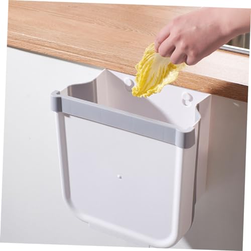 Caneca de basura plegable blanca para pared MAGICLULU miniatura 7