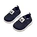 DEBAIJIA Kleinkindschuhe 3-18M Baby First-Walking Kinderschuhe Jungen rutschfeste Netz Atmungsaktives Leichtes TPR Turnschuhe 17/18 EU (Etikettengröße-16) A Mesh Schwarz