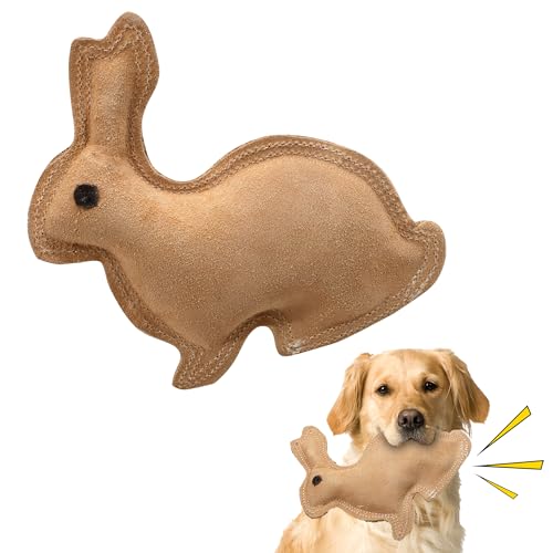 SPOT Dura-Fused Leather Rabbit Toy