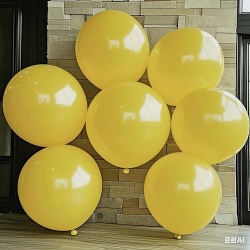 Image of 30 Pack Yellow Balloons 36 inch Yellow Latex Large Balloons for Party Decorations and Events