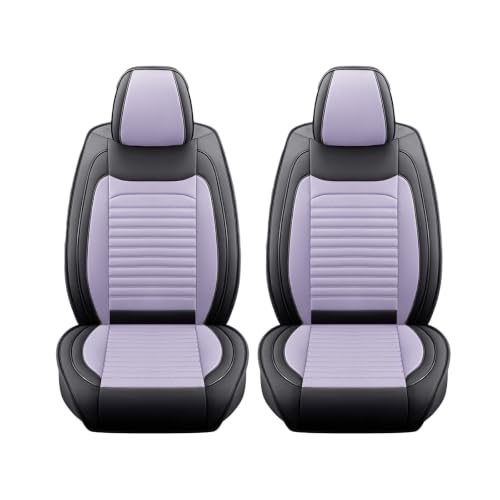 Image of Car Seat Covers Fit for Impreza 2003-2025(BlackPurple,Full Set) | Full Coverage Car Seat Covers Sets,Breathable Anti-Slip Waterproof All-Weather Seats Protectors