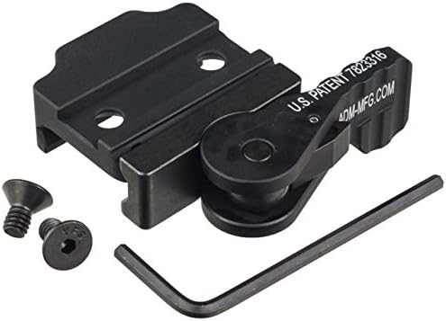 American Defense AD-SF TAC R Riflescope Optic Mount, Black