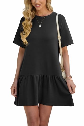 HiMONE Summer Dress for Women 2025 Cute Babydoll with Pockets Loose Fit Casual Dresses XS-2XL3