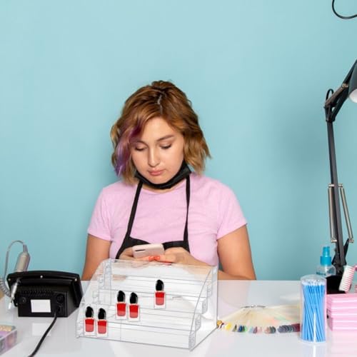 Almacenamiento de cosméticos de 5 niveles para ahorrar espacio en casa 4