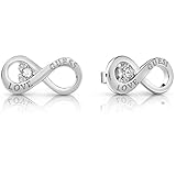 GUESS Femme Plaqué Argent Boutons d'oreilles - UBE85010