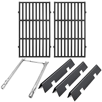 Grill Parts for Weber Spirit 2 Parts GS4 Spirit II/I 200 SER, E210 Replacement for Weber Grill Spirit 2 Burner Tube 69785 67024, 7637 Grates, 7635 67045 68842 Flavor Bars & Crossover Tube 69899 67278