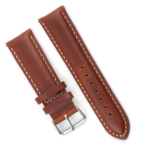 Remplacement de groupe de montre cuir vintage boucle argentée