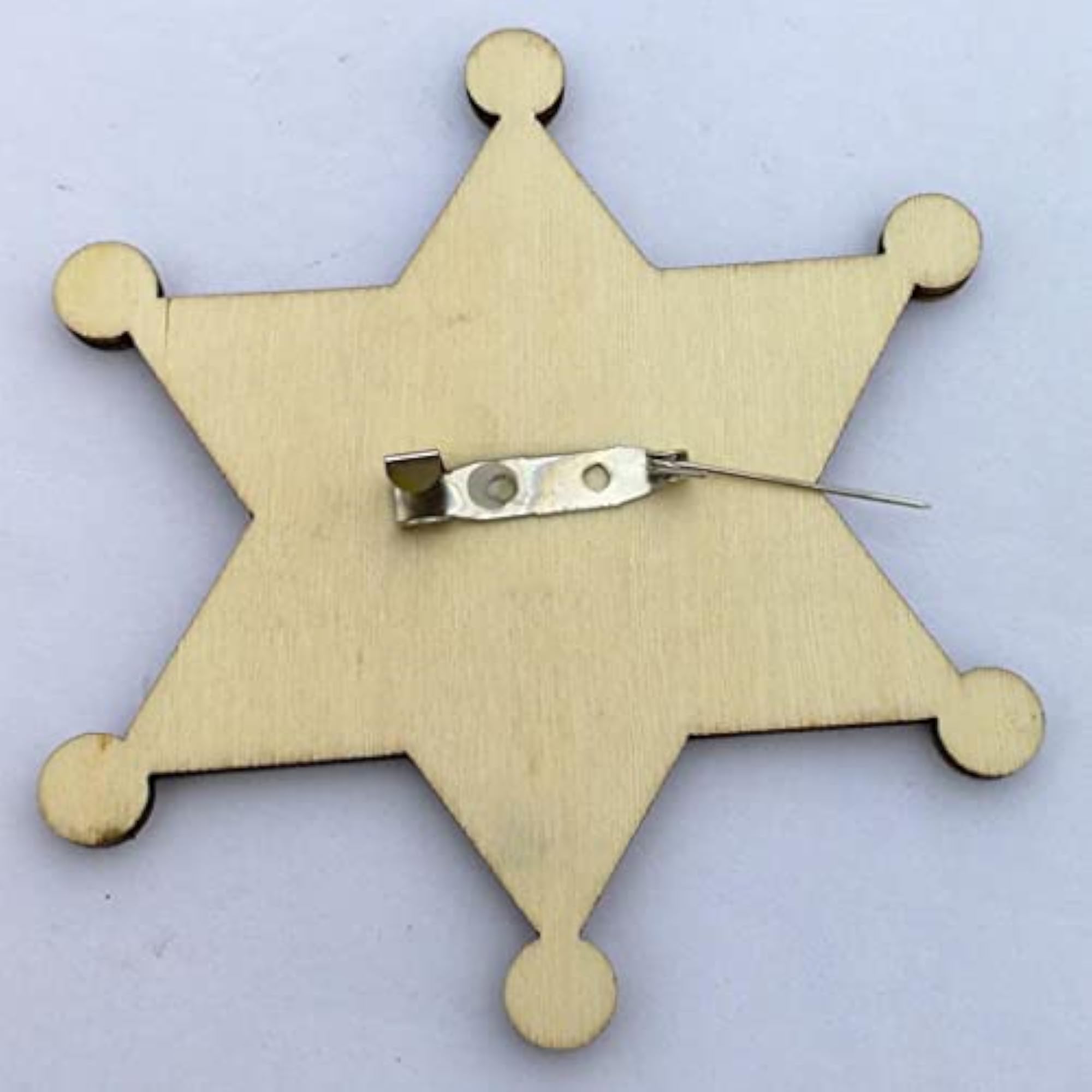 3X Ring Security Badge Pin Wooden Ring Bearer Gift