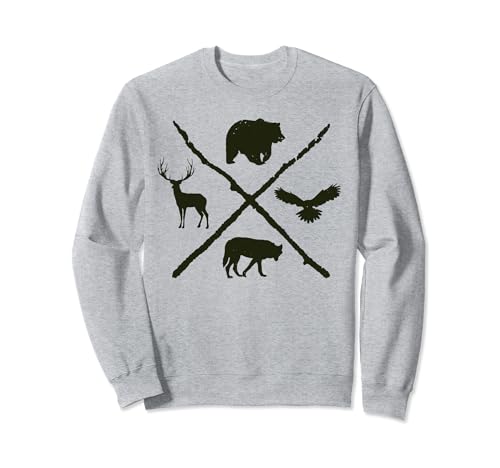 Bosque Animales Fauna Silvestre Naturaleza Senderismo Sudadera