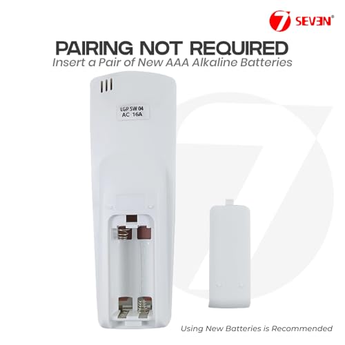 Image of 7SEVEN Compatible with LG AC Remotte Control AKB75415316 Model Suitable for 1 1.5 2 Ton Spilt and Window Air Conditioner - Match Keys Exactly with Existing Remote Controller