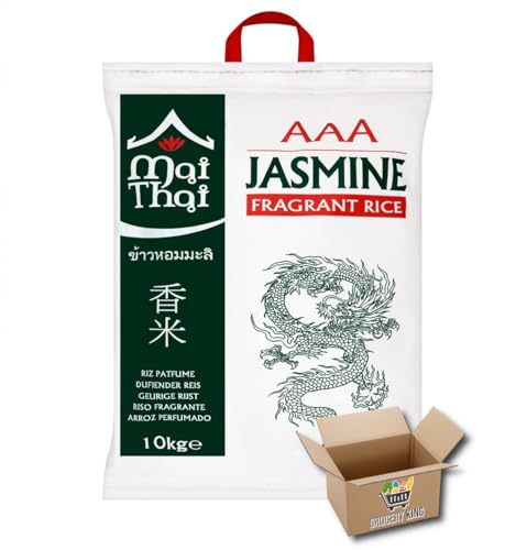Mai Thai AAA Jasmine Fragrant Rice 10kg Grocery King (10 KG)