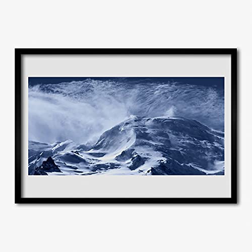 Image Photo Affiche Avec Cadre Paysage de montagnes 100x70 cm Salon