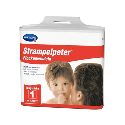 Strampelpeter Flockenwindeln Saugstärke 1 - (224 Stück).