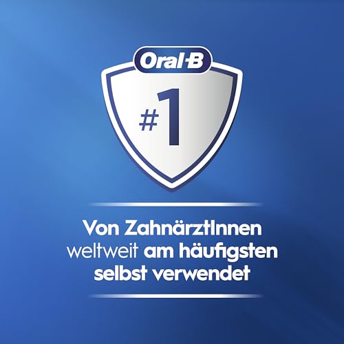 Oral-B iO Series 3 Elektrische Zahnbürste — Electric Toothbrush, Inkl. 1 Aufsteckbürste, 3 Putzmodi für Zahnpflege — Designed by Braun, GUT GETESTET von STIFTUNG WARENTEST, Schwarz