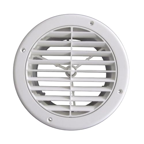 Recall 2 7' Round White Ceiling A/C Vent with 2' Extension for Newmar and Other RV Motorhomes