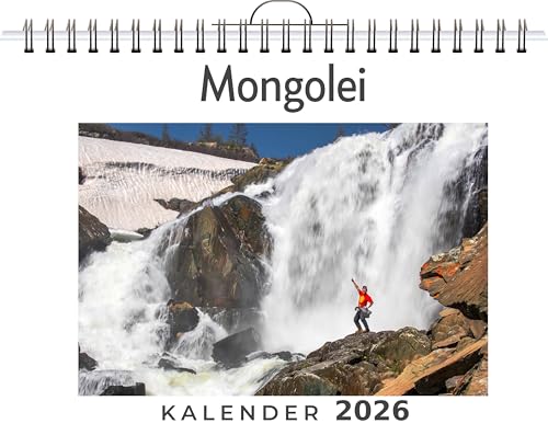 Mongolei: (Wandkalender 2026, Kalender DIN A4 quer, Monatskalender im Querformat mit Kalendarium, das perfekte Geschenk)