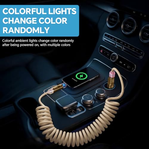 Image of Verilux 4-in-1 USB to Type C Cable for iPhone 17 /16 /15 /14, PD 240W Type C Cable Fast Charging with 480Mbps Data Transfer, Fashion Retractable Lighting Cable Design for Home, Car, Travel, Office, Gold