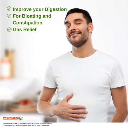 Pharmatech Papaya Fruit Digestive, Improve Digestion, Tasty Flavor, Enzyme Supplement, For Bloating And Constipation, Gas Relief, 180 Chewable Tablets #TOP4