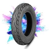 3.00-10 Pneu de Scooter, 3.00 10 Pouces Sans Chambre pour Scooters Électriques Avant ou Arrière avec Profil Fissuré Courbé 42J 4PR 250 kPa 330 lbs