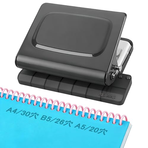 Amazon.co.jp: Herimo パンチ a4 30穴/b5 26穴/a5 20穴 A4/B5/A5対応