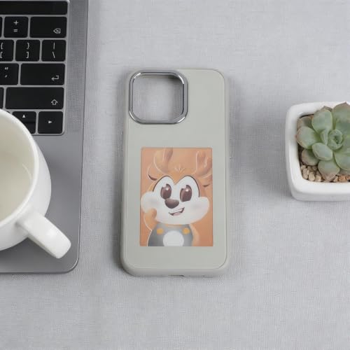Protection NFC DIY iPhone 16 Pro Max blanche coque rigide mince PC - 4