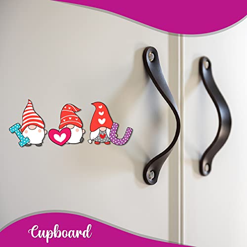 Image of Bhai Please I Love You Text Theme Wooden Fridge Magnet - Couple Gift