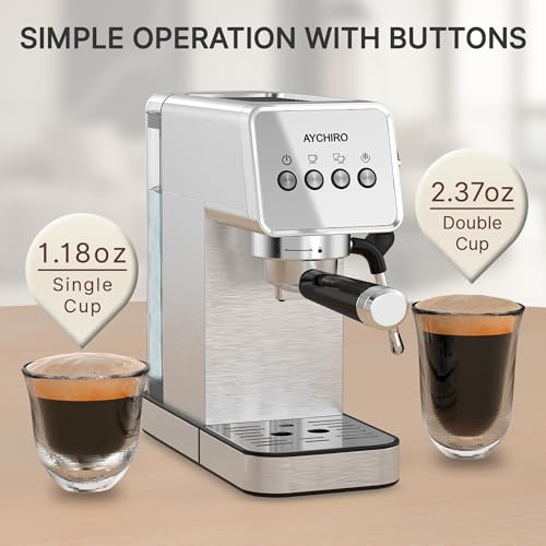 Semi-Automatic Espresso Machine with Wand