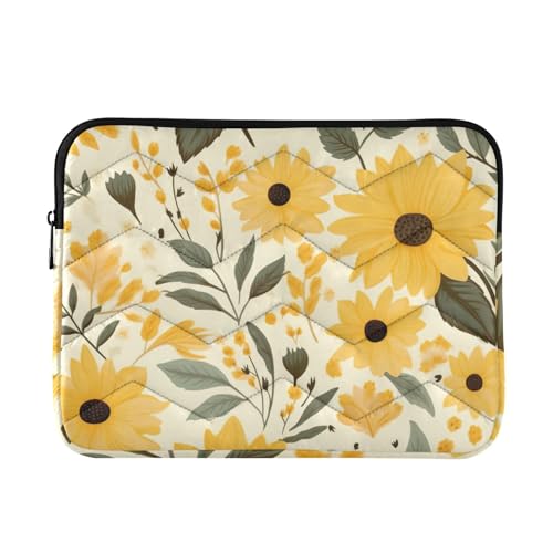Funda para portátil de 13-14 pulgadas con diseño girasol
