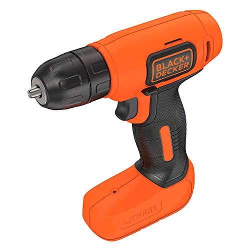 Furadeira e Parafusadeira 10mm à Batera Black Decker, Parafusadeira Ideal para Montagem de Móveis, F