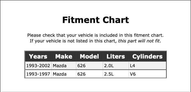 Miniatura 2 de Abrazadera de escape compatible con Mazda 626 1993 1994 1995 1996 1997 1998 1999 2000 2001 2002 PC-61564