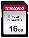Produktbild Transcend Highspeed 16GB SDHC Speicherkarte (für Digitalkameras / Photo Box / alltägliche Aufnahmen & Videos / Autoradio) Class 10, UHS-I U1 TS16GSDC300S