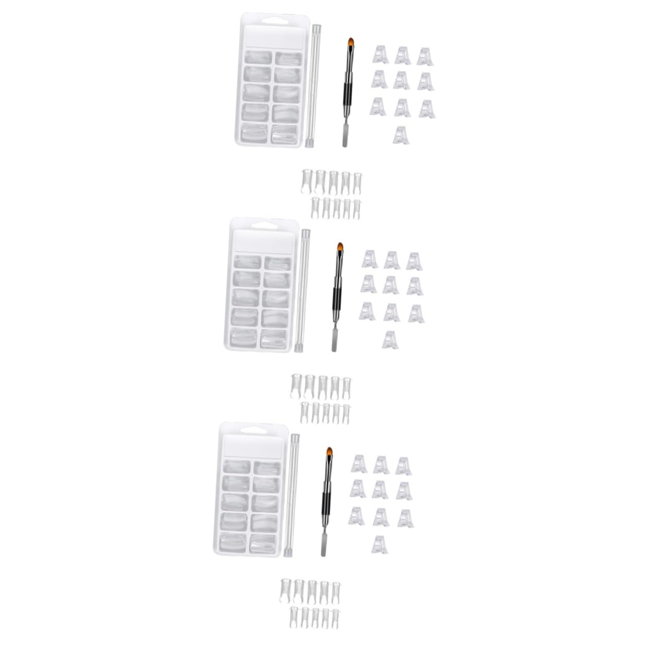FRCOLOR 3sets Per Manicure Clip Per Unghie Accessori Per Nail Art Estensioni Unghie Manicure e Casa