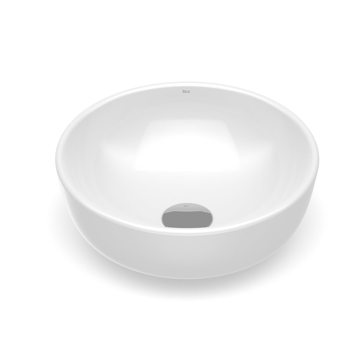 Roca A327C12000 Lavabo Porcelana Sobre Encimera, Optica 350x350x130, Color Blanco