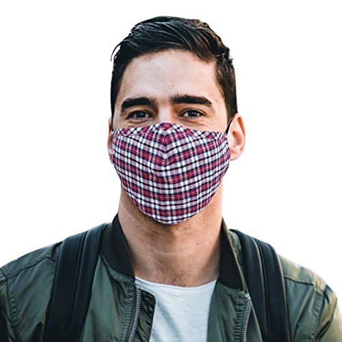 Image of VRITRAZ Print Reusable Washable PM 2.5 Anti Pollution Activated Carbon Dust Face Mask with Breathing Valve