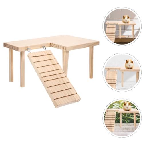 Plateforme en Bois pour Hamster et Nid Douillet pour Cochon d'Inde - 8