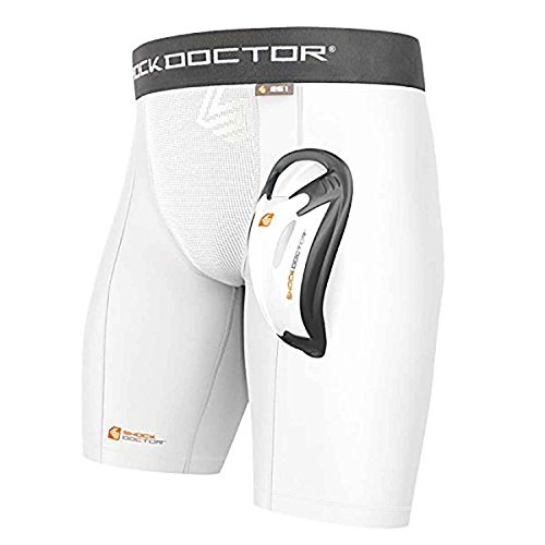Shock Doctor Double Compression Short with Cup (Included). Adult and Youth. Baseball, Football, Hockey, Softball, Lacrosse.