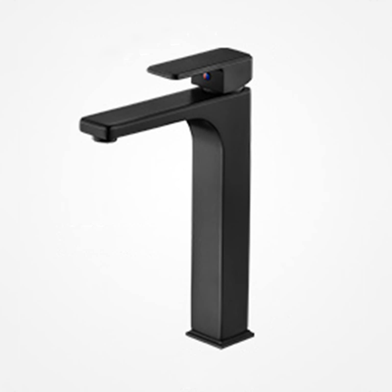 Wdsopk Black D Bathroom Sink Faucet, Hot And Cold Water Mixer Tap For Washbasin, Modern Design With Black Finish (Black D)