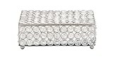 Deco 79 54241 Metal and Crystal Jewelry Box, 3