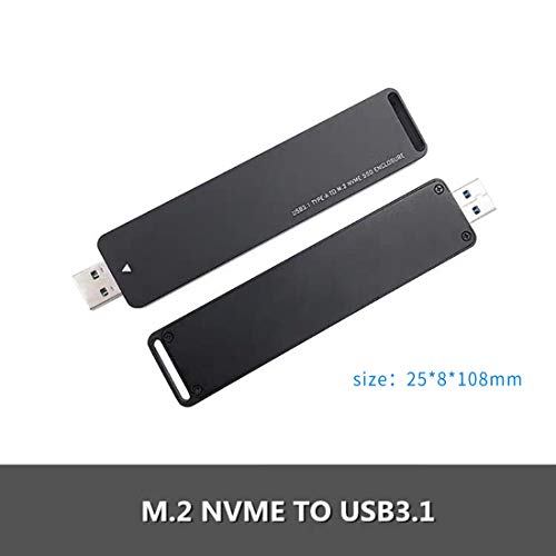 Adaptador externo M.2 NVME a USB 3.1 con carcasa miniatura 2