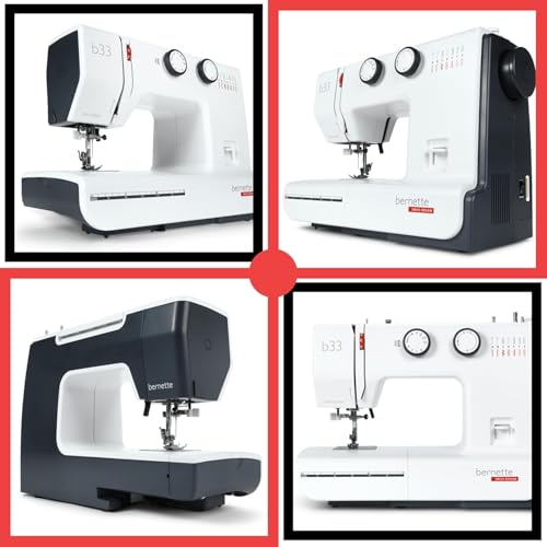 Bernina Bernette B33 Machine à coudre mécanique pour débutant avec bras libre