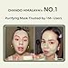 CHANDO HIMALAYA Purifying Green Tea Mask, Natural Facial Clay Mask Deep Pore Cleansing with Green Tea Extract and Portulaca Extract, for Clogged Pores, Detoxifies & Balance Oil, 3.52 fl.oz