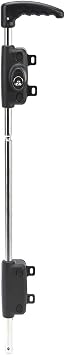 D&D Technologies LB224BX LokkBolt Premium Drop Bolt, Lockable Security Drop Bolt, for Wood and Vinyl Gates, 24" Length