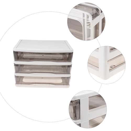 Présentoirs boîte rangement maquillage à tiroirs : structure modulable - 3