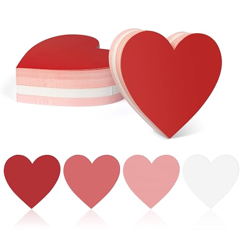 Cœurs en papier rose et rouge pour décorations de Saint-Valentin romantiques