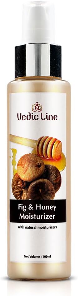 Vedicline Fig & Honey Moisturizer, Improve Skin Elasticity & Complexion With Honey And Almond oil For Healthy Looking Skin, 200ml