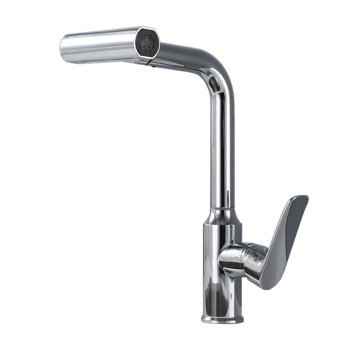 Robinet de cuisine douchette extractible orientable 360 degrés chrome